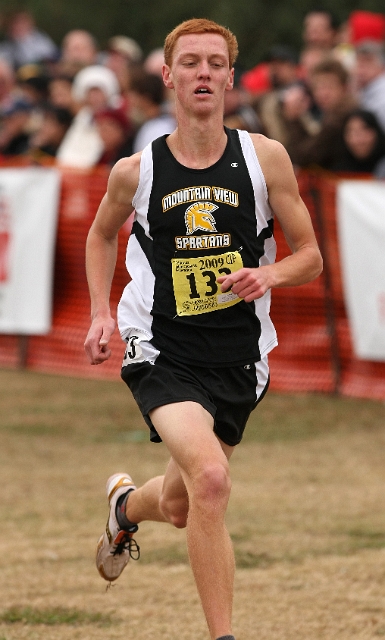 2009 CIF XC Boys D2-079.JPG - 2009 California CIF Cross Country Championships, Woodward Park, Fresno, California